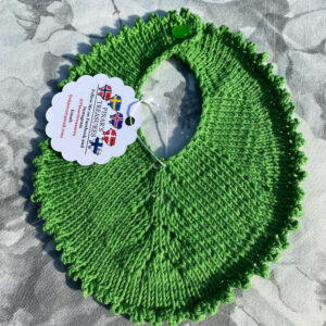 colorful baby bibs green